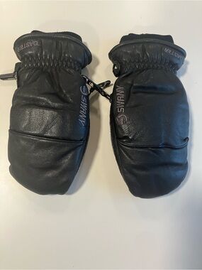 Kids leather Swany mittens